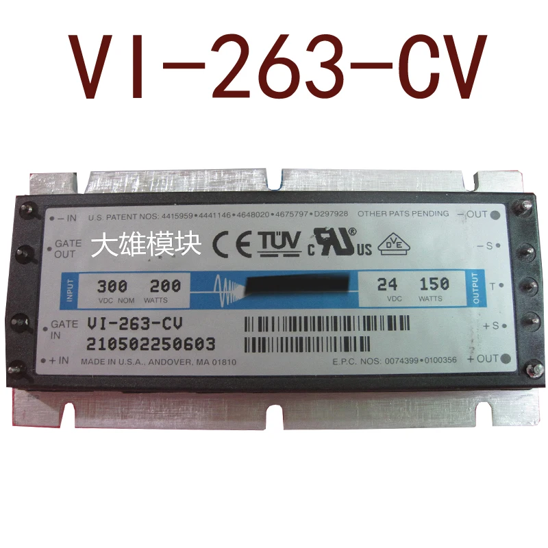 

Original-- VI-263-CV DC300V-24V150W6.25A 1 year warranty ｛Warehouse spot photos｝