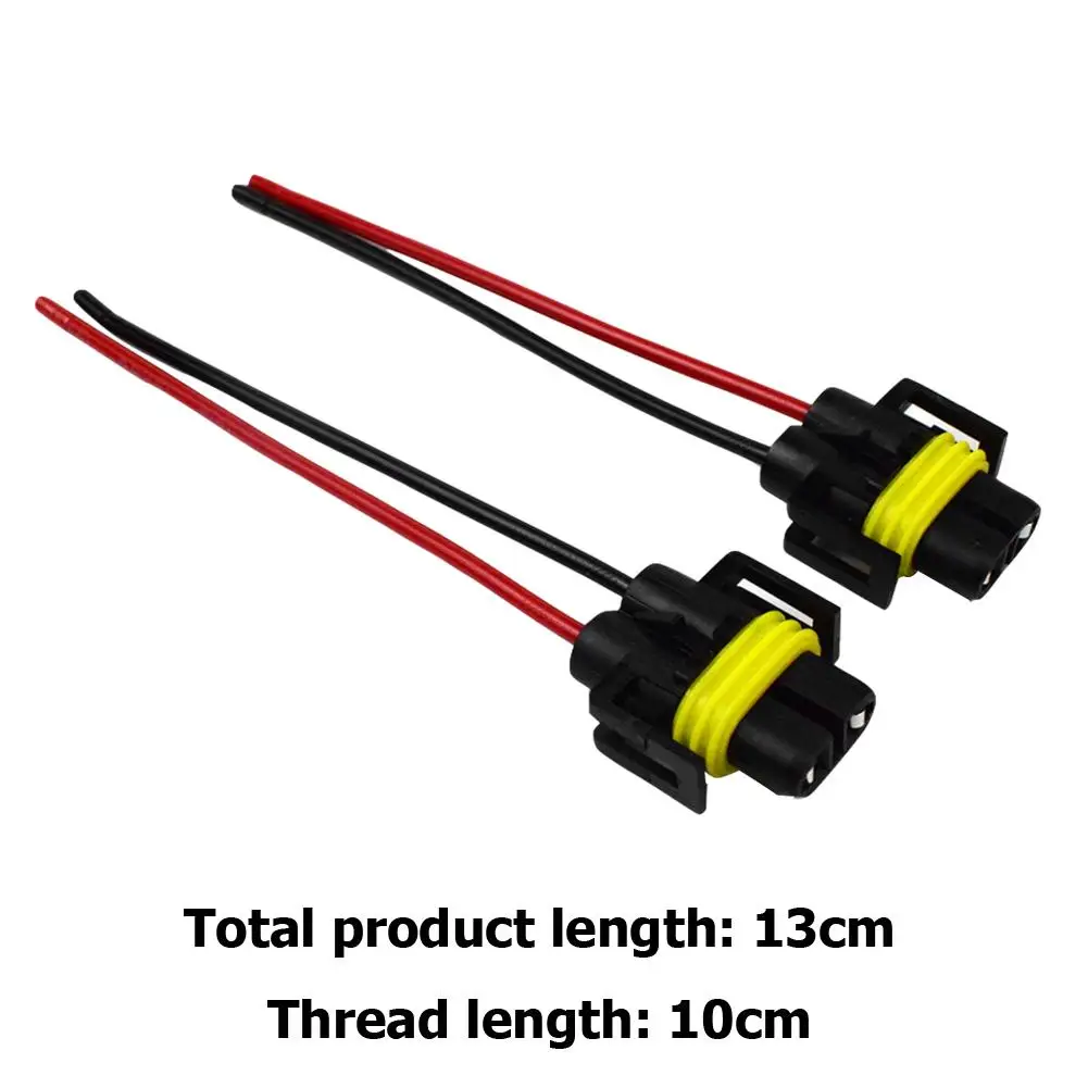 2/4Pcs H8 H9 H11 Wiring Harness Socket Car Wire Connector Cable Plug Adapter for Foglight Head Light Lamp Bulb Light images - 6