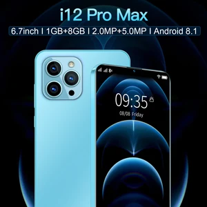 global version i12 pro max 1gb ram 8gb rom smartphone 6 7inchu screen android 8 1 5800mah unlocked cellphone mobilephone celular free global shipping