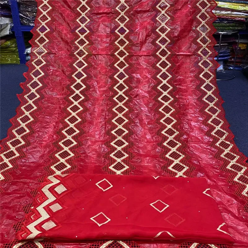 

New arrival African Bazin riche Fabric with Stones Embroidery French Basin Riche Nigerian Material Wedding Party LY150-84