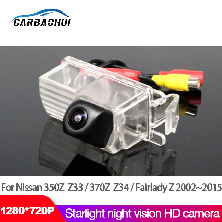 

Car Rear View Back Up Reverse Parking Camera For Nissan 350Z Z33 / 370Z Z34 / Fairlady Z 2002~2015 full HD CCD High quality