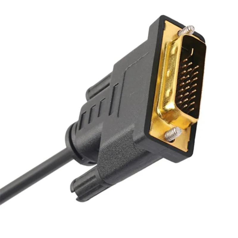Конвертер HDMI в DVI 1 м кабель типа папа конвертер для HDTV hdmi кабели dvi 53123A|Кабели DVI| |