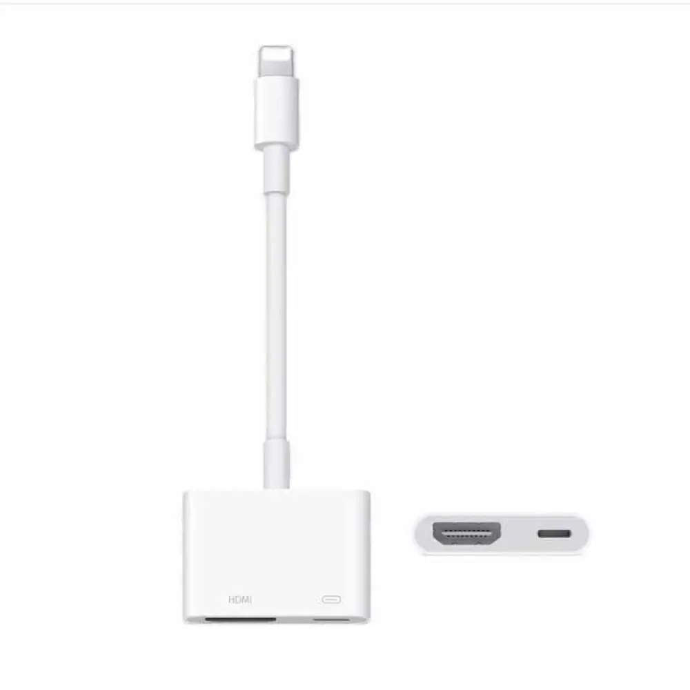 Кабель-адаптер Lightning/HDMI/lIghtning для IPhone 6/7/8 Plus/X/XS/XR/Ipad |
