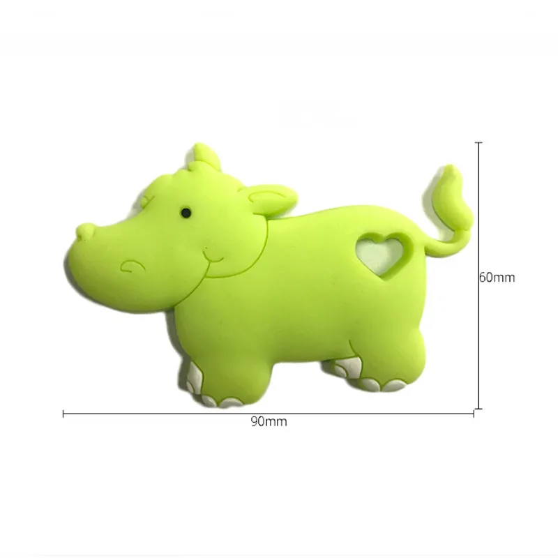 27 Colors Silicone Teethers Animal Koala Owl Elephant Baby Ring Teether Silicone Chew Charms Baby Teething Gift Toddler Toys