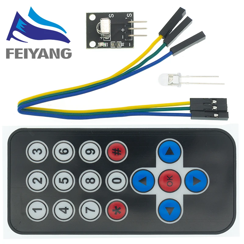 Комплект инфракрасных модулей дистанционного управления HX1838 для Raspberry Pi 10 шт. |