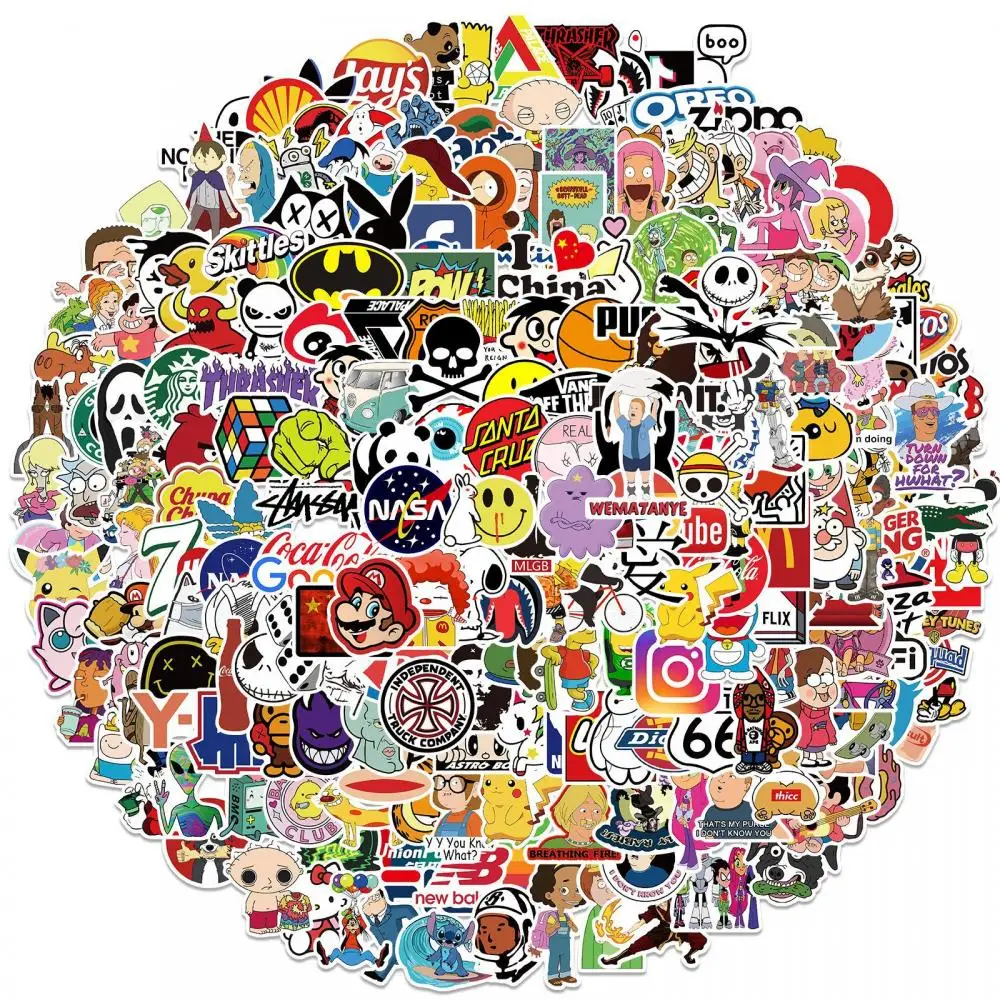 

302Pcs Kawaii Pokemon Anime Stickers Aesthetic Graffiti Cute Personality Laptop Decals Waterproof Scrapbooking Sticker Kids Toys