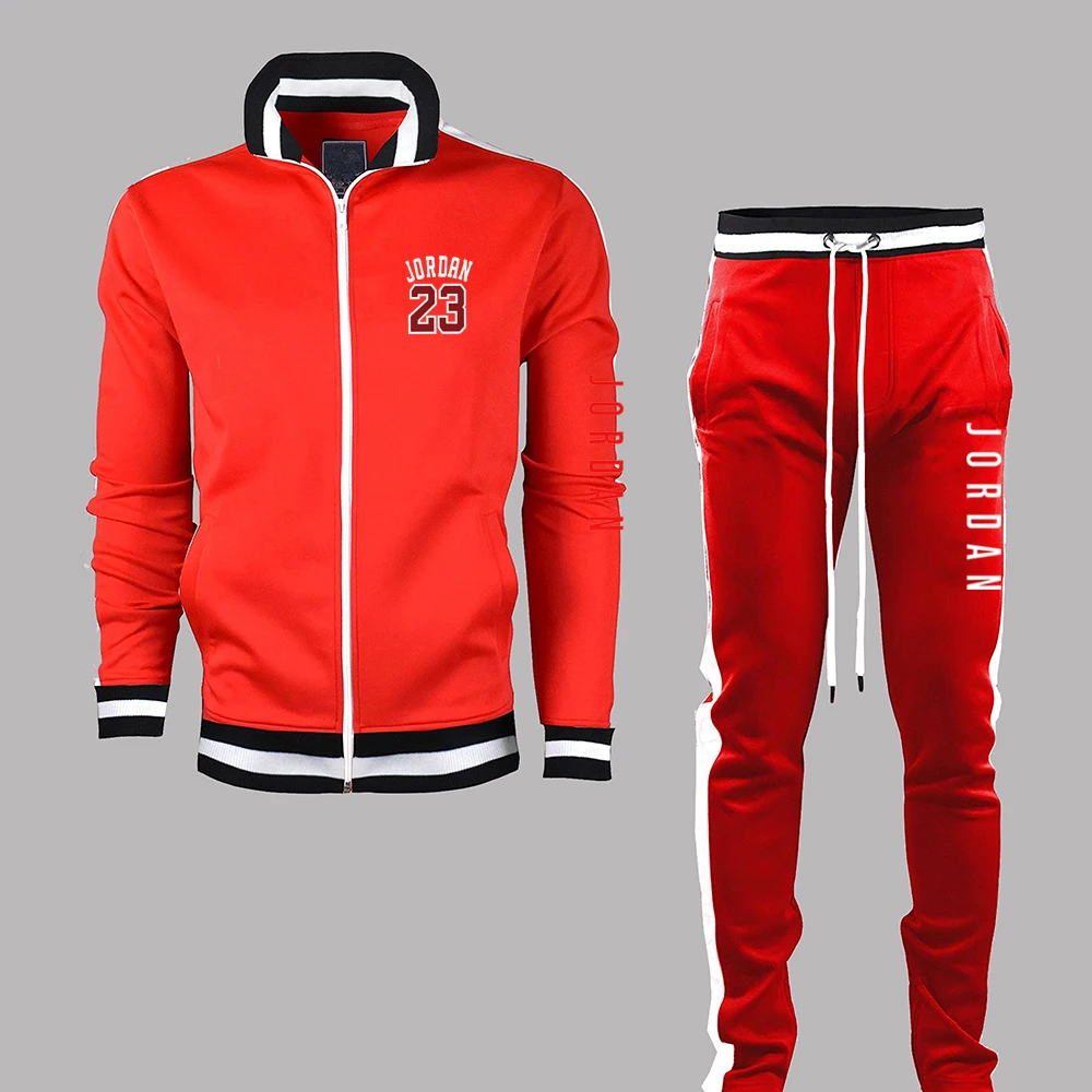 

New 2020 brand clothing men's suit two-piece casual sweatshirt zipper cotton men's sportswear hoodie + pants sports shirt autumn