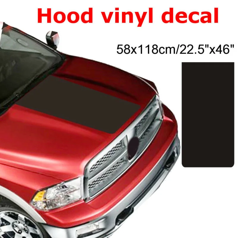 Автомобильная однотонная виниловая наклейка на капот для Dodge Ram 1500 графический
