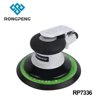 rongpeng professional 6 air palm sander pneumatic sanding polisher polishing pad grinder for car removal tool
