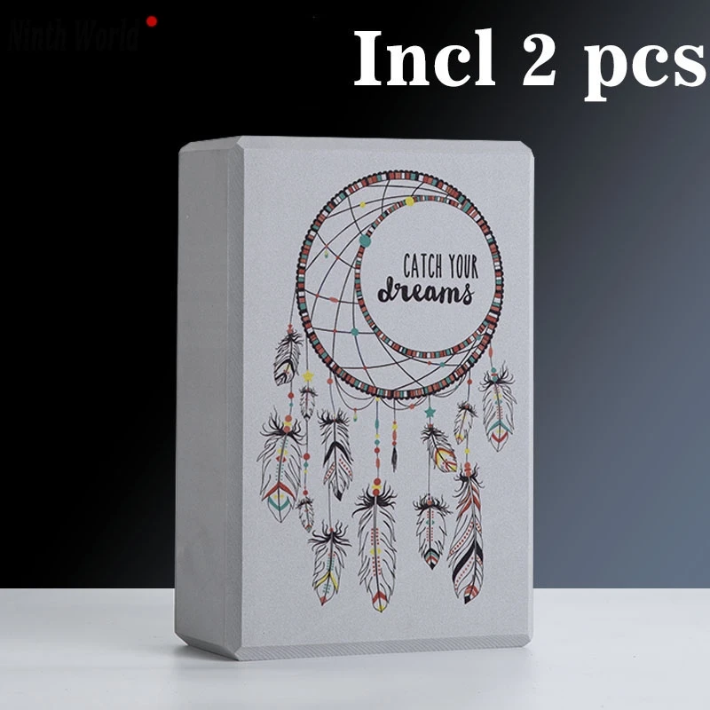 

2pcs set EVA yoga block foam brick black Stretching Aid Gym Pilates for Exercise Fitness Pilates Meditation Fitness Equipment