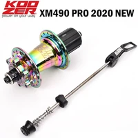 koozer xm490 pro colorful mtb disc brake hubs 4 bearing bicycle hub 32h mountain bike front rear hub for shimano 8 9 10 11 speed