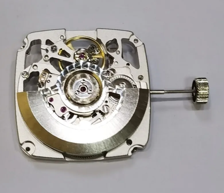 

Tianjin ST25 ST2553 Hollow 3 Hands Automatic Square Mechnical Watch Movement Spare Parts Accessory
