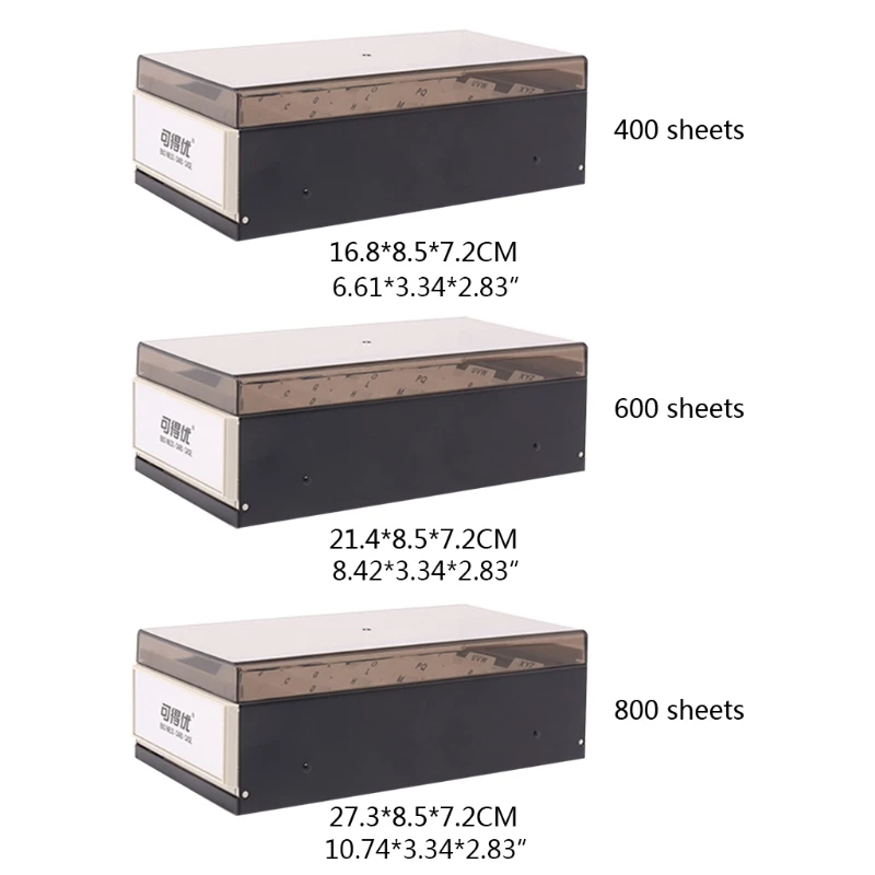 

2021 New 800 Sheets Business Name Card Holder Name Cards Collection Case with Tabs LiD