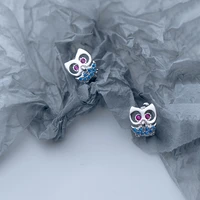 925 sterling silver owl hoop earrings women jewelry unusual 2021 trends fashion earrings accessories korean gift