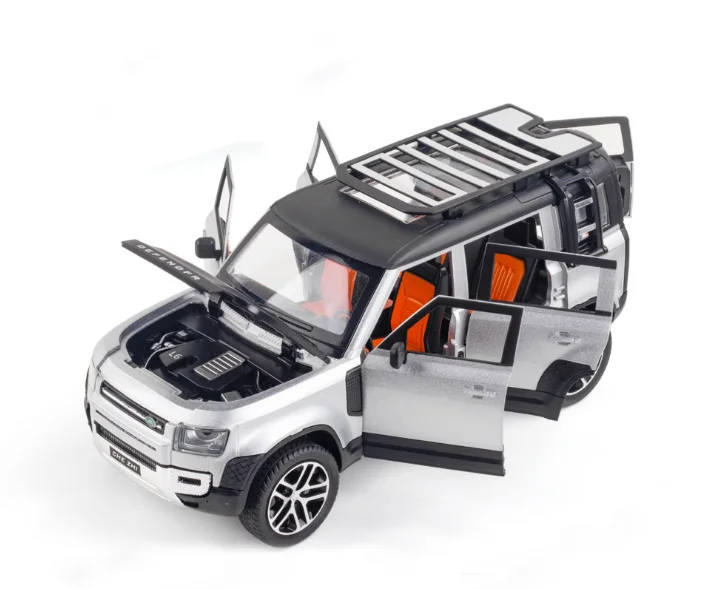 Новинка 1/24 защитный внедорожник Игрушечная модель автомобиля из сплава Литые и