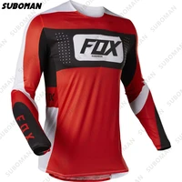 2022 suboman fox mens downhill motorcycle outdoor sports team sports leisure t shirt overalls bmx enduro long sleeve bike coat