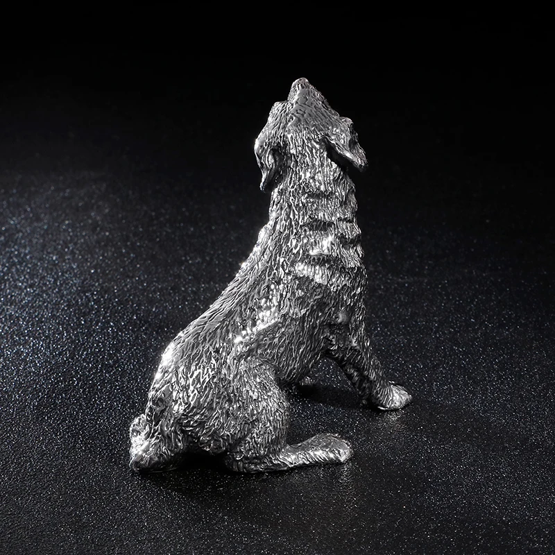 

Metal Animal Pet Dogs Statue Decoration For Home Pets Shop Chrismas Birthday Kids Gift Never Fade