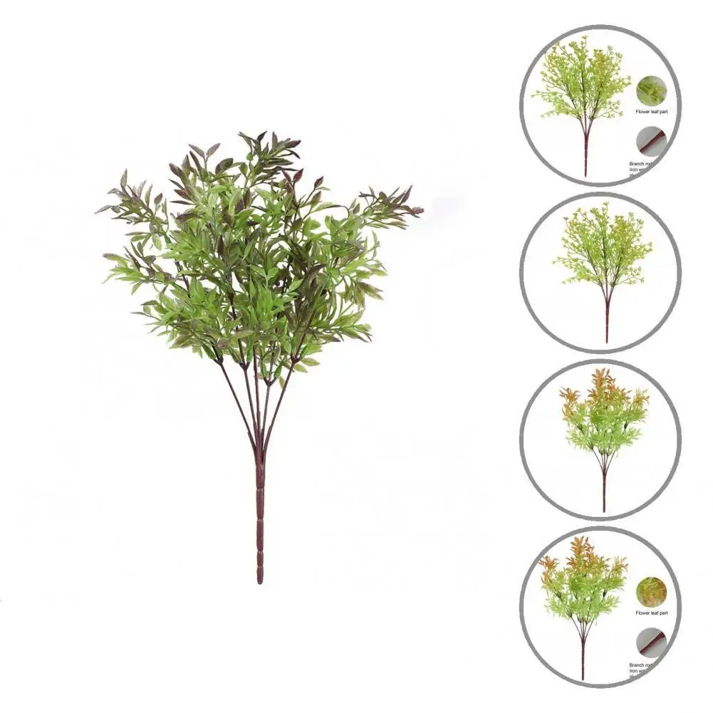 

Green 1 Bouquet Fancy Elegant DIY Simulation Plant Lightweight Faux Plant Simulated for Gifts