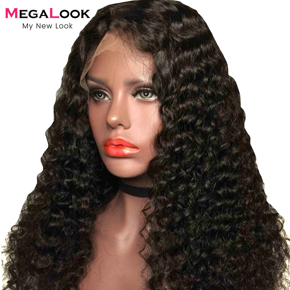 Water Wave Wig Lace Front Wig 4x4 Closure Wig Peruvian Wigs For Black Women Remy 30 Inch Preplucked Swiss Lace 13X4  Closure Wig