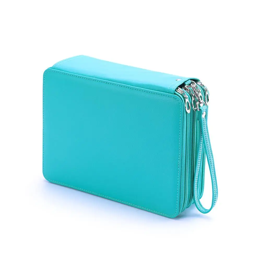 Чехол для карандаша большой емкости мягкий и из искусственной кожи держатель