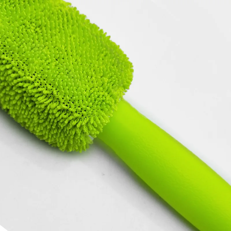Пластиковая щетка из микрофибры для чистки автомобильных колес колесных ободов