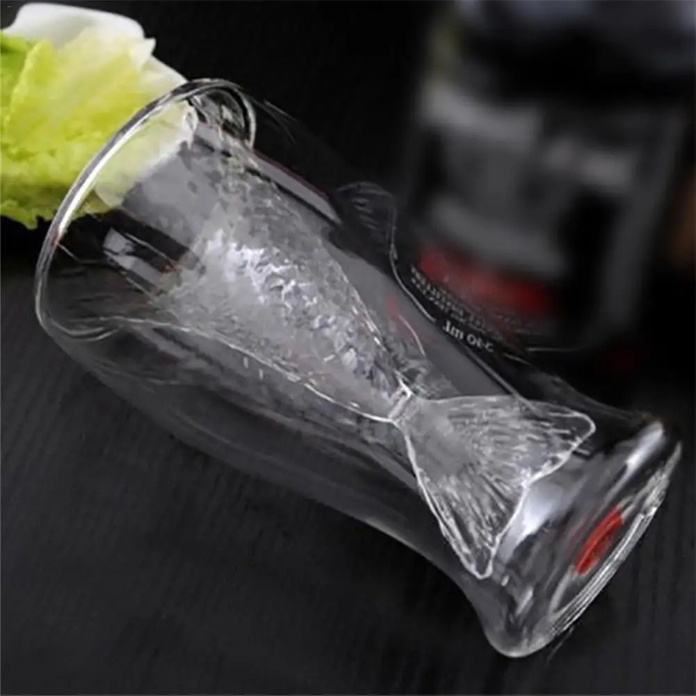 100 мл креативная стеклянная чашка в форме хвоста Русалочки пивная кружка для