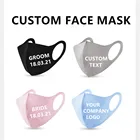 Персонализированная маска для лица, дышащая маска для лица, моющаяся многоразовая маска для лица, свадебные гости, маски Renault, маска с логотипом компании на заказ