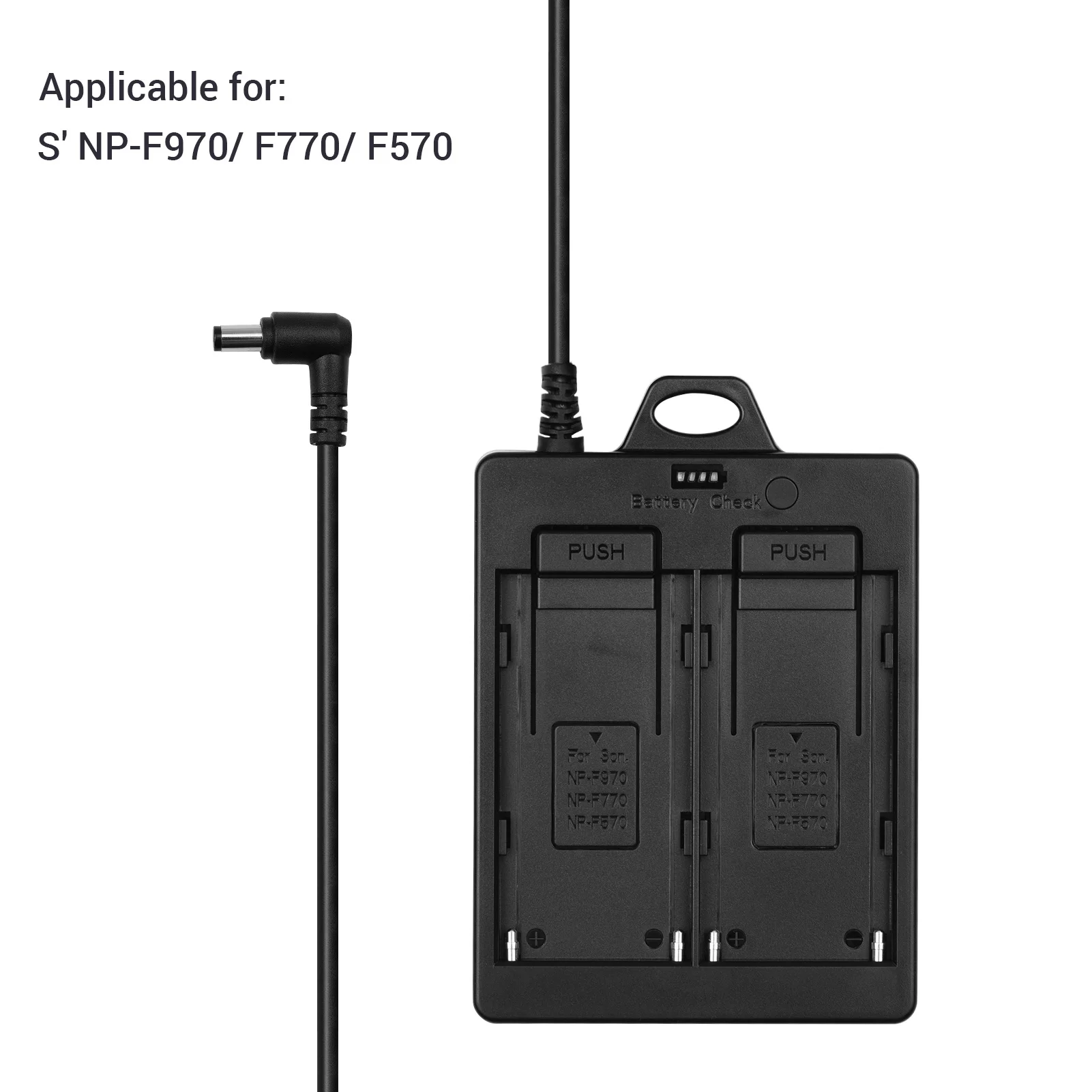 Студийная аккумуляторная пластина с креплением для разъема постоянного тока 5 5*2
