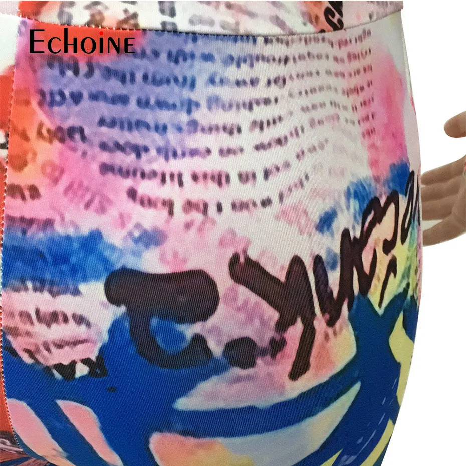 

Echoine Women Newspaper Print Two Piece Set Tracksuit Festival Clothing Crop Top and Pant Fall Matching Sets Sexy Club Outfits