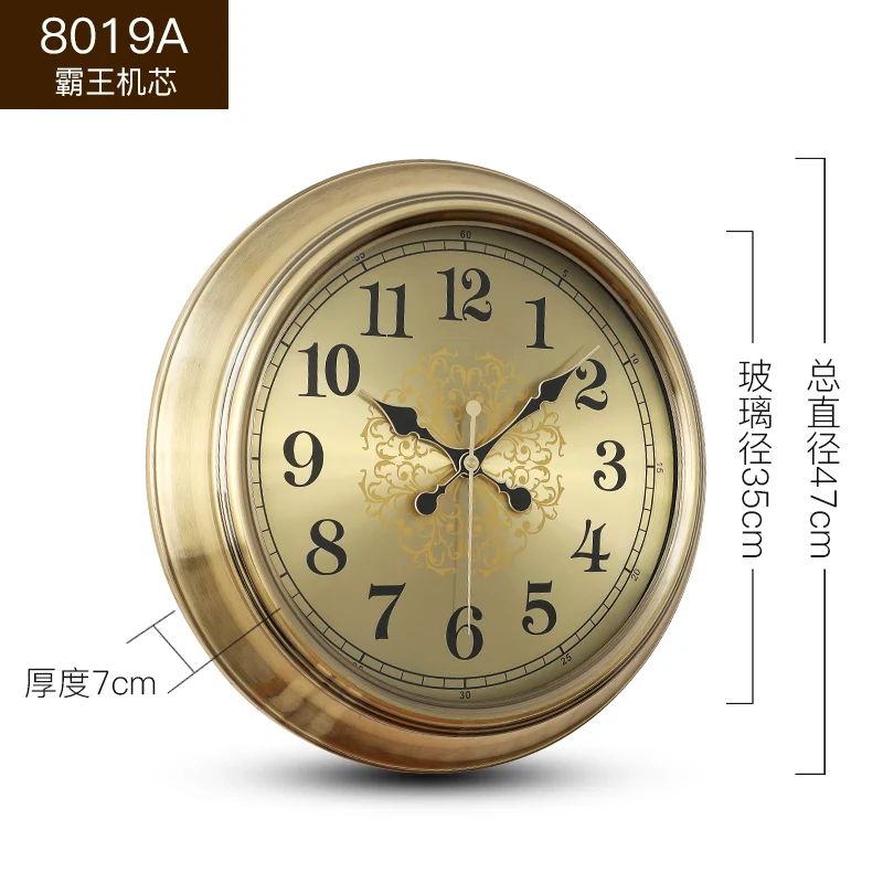 

Large Luxury Nordic Wall Clock Kitchen Silent Modern Design Creative Wall Clock Living Room Home Decor Horloge Murale JJ60WC