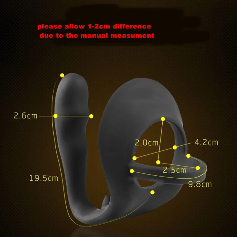 Стимулятор Анальная пробка простаты для мужчин Массажер-расширитель кольцо