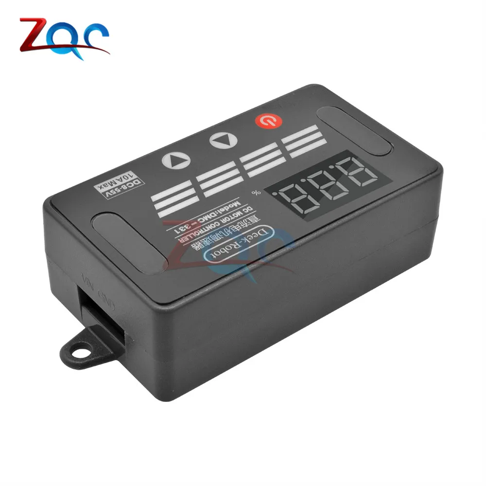 DC8V 55V 10A DC PWM контроллер скорости двигателя светодиодный цифровой переключатель