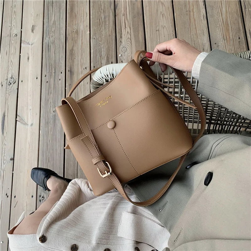 

Сетчатая красная простая женская сумка 2020 популярная новая модная Корейская универсальная сумка-мессенджер простая модная сумка-ведро