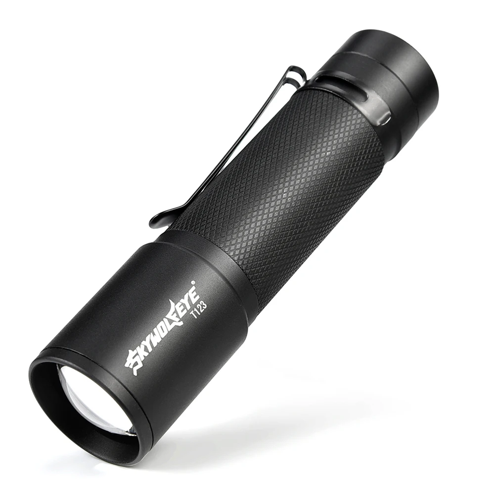 Светодиодный фонарик T6 1000 люмен фонарь с масштабированием для кемпинга|Фонарики