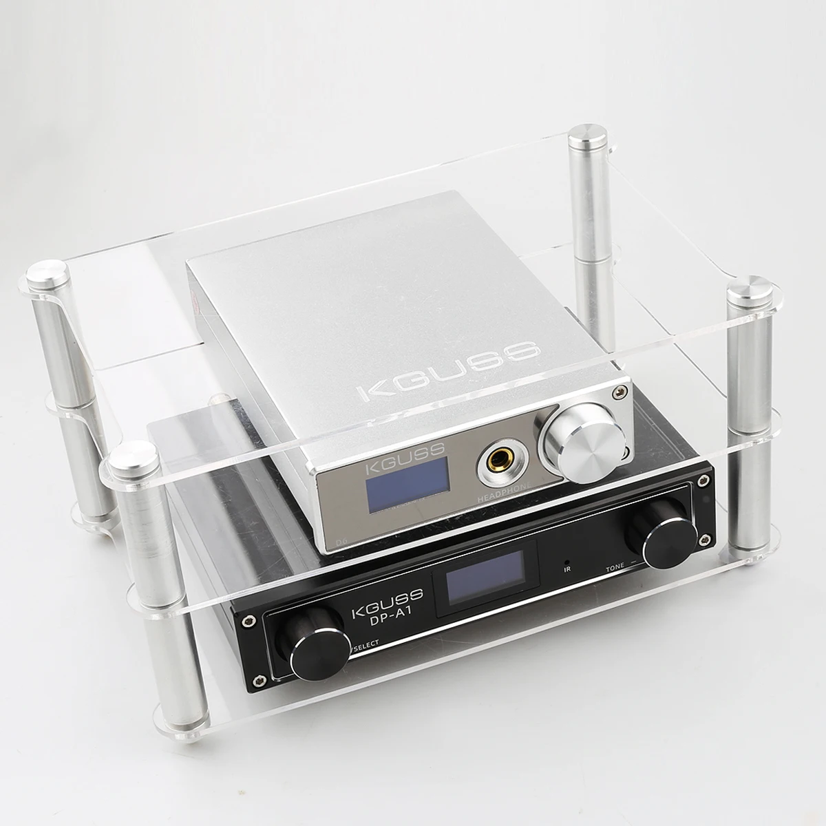 KGUSS ES8 эксклюзивные акриловые рамки Hi Fi усилитель декодер усилителя рама для