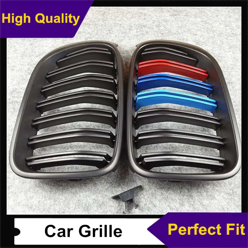 Одна пара R & L стайлинга автомобилей ноздри Подходит для BMW X3 X4 F25 F26 2014 2018 ABS Матовый