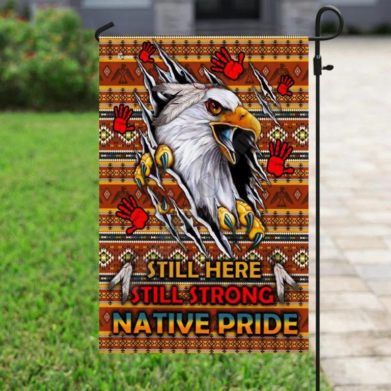 

Native Eagle Flag 3D Full Printing Garden Flags Hanging House Decoration Double-sided Printing 02