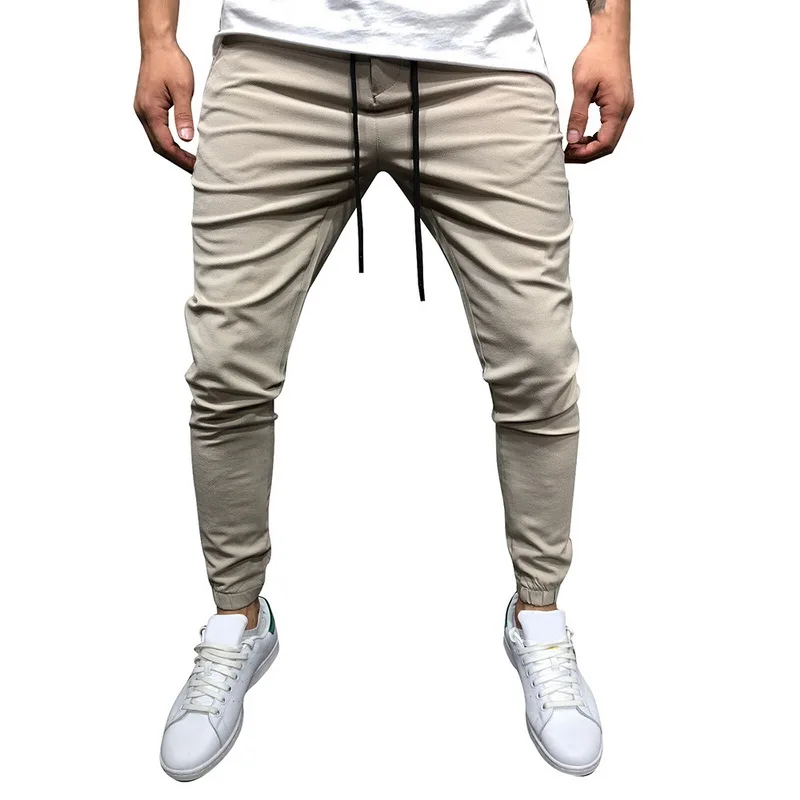 CYSINCOS 2020 модные однотонные брюки карго в стиле хип хоп мужские для фитнеса