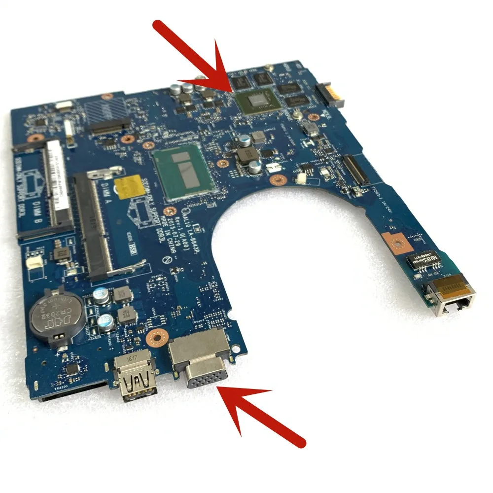 Kefu CN-0HNFFM HNFFM для Dell vostro 3458 3558 Материнская плата ноутбука AAL10 LA-B843P i3-5005U VGA порт материнская плата