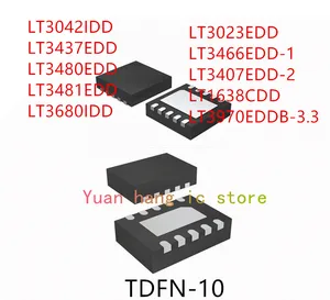 10PCS LT3042IDD LT3437EDD LT3480EDD LT3481EDD LT3680IDD LT3023EDD LT3466EDD-1 LT3407EDD-2 LT1638CDD LT3970EDDB-3.3 IC