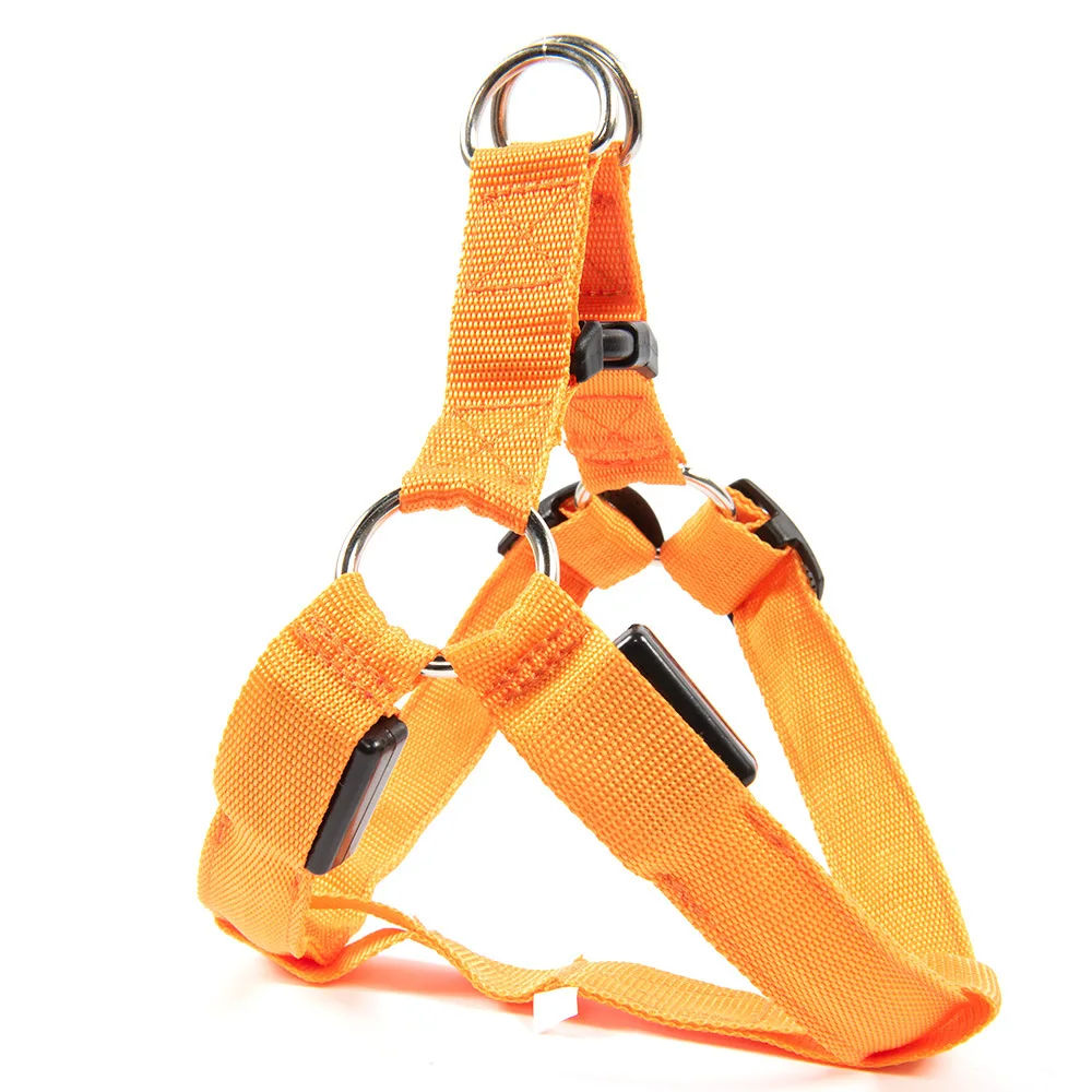 

Luminous Dog Harness And Leash Set Fashion USB Light Clothes With Chain Anti Lost Kitties Cat Pet Supplies Chihuahua Decoration