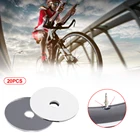 20 штук ремонтная заплатка MTB велосипед французский Presta наклейка клапана защиты обода газа воздушные шары с клеевой пробка автошины прокладка Инструменты для ремонта велосипедов