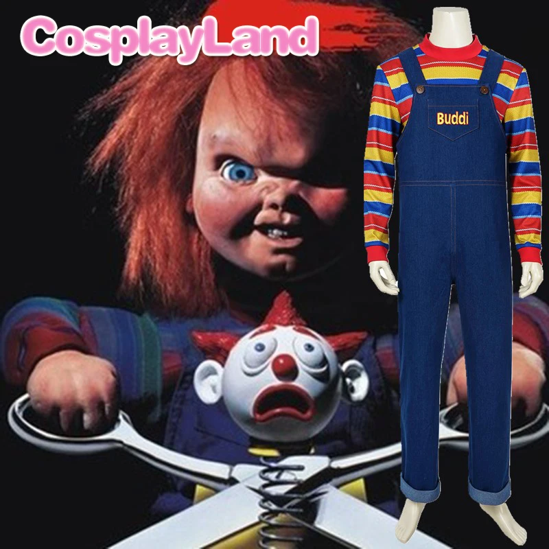 Детский маскарадный костюм Чарльза ли Рей Чаки Энди барклэй фильм кукла будди