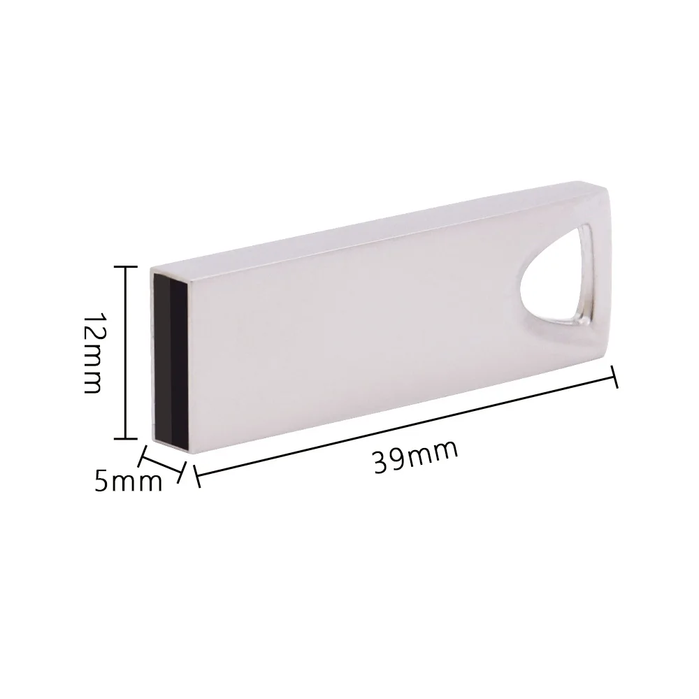 

10pcs/lot Free Logo Pendrive Metal USB Flash Drive 64GB 32GB Flash Disk USB Memory Stick Cle USB 16GB Storage Device for Gift