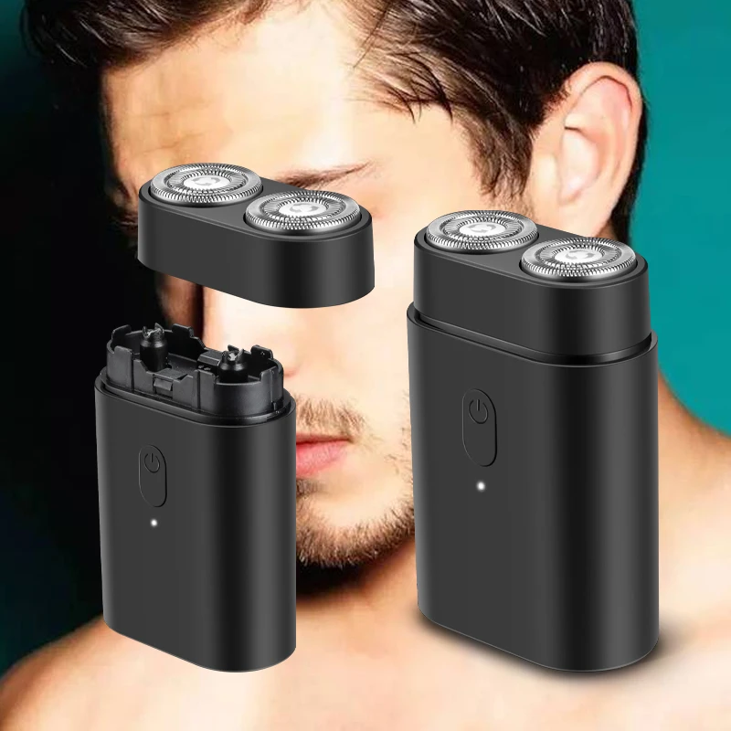 

Электробритва 3D плавающая Бритва для мужчин, портативная Бритва для удаления волос, быстрая зарядка, двухслойные лезвия, глубокое бритье, д...