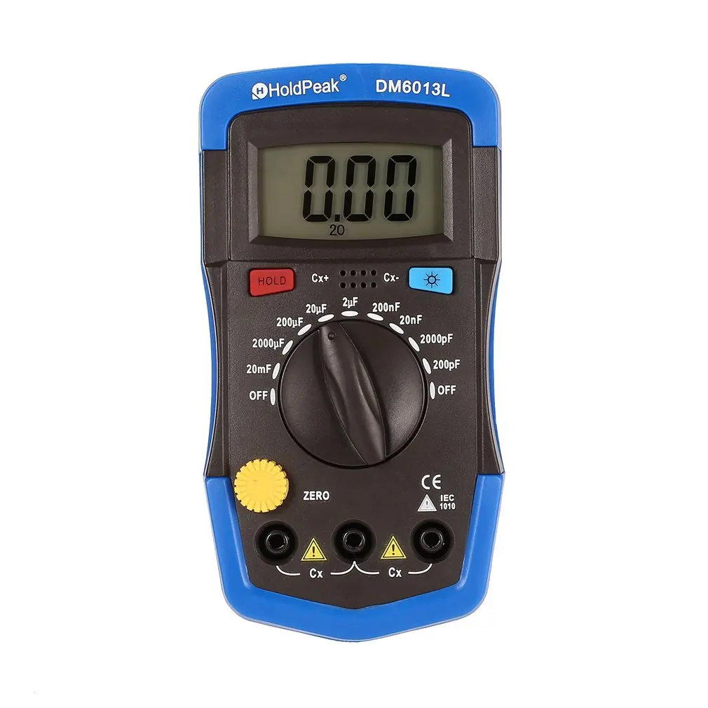 DM6013L мультиметр измеритель конденсатора Ручной цифровой емкостной емкости