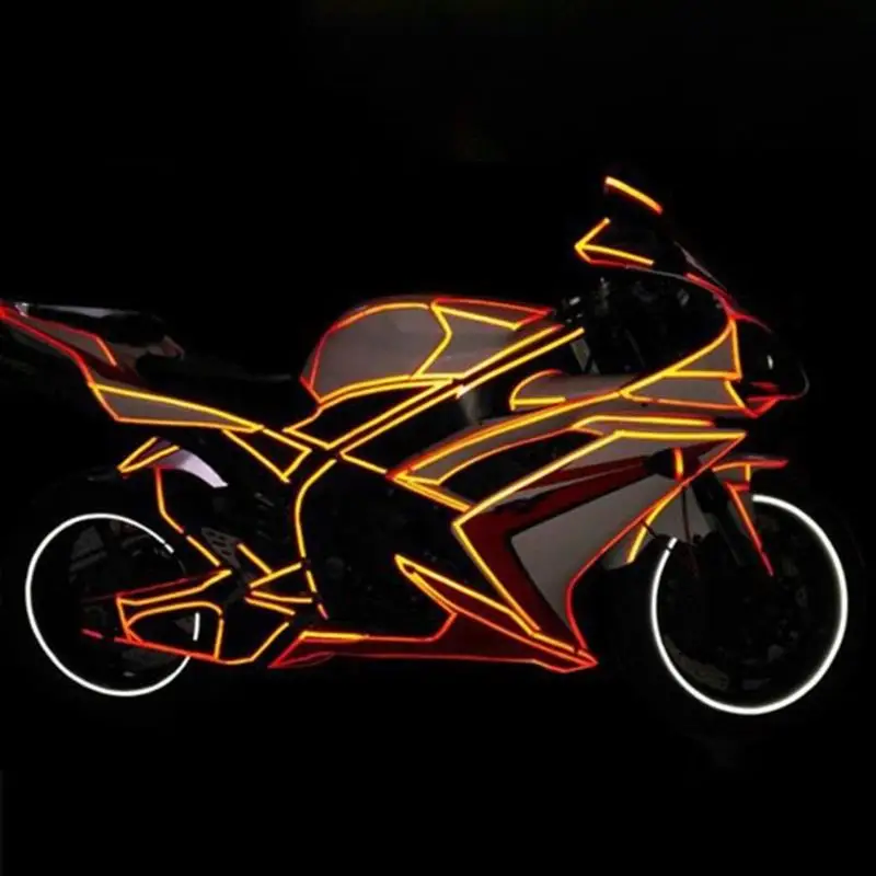 8M Reflective Tape for Bicycle Fluorescent Cycling MTB Sticker Car Motorcycle Accessories Decoration Road Reflector | Спорт и