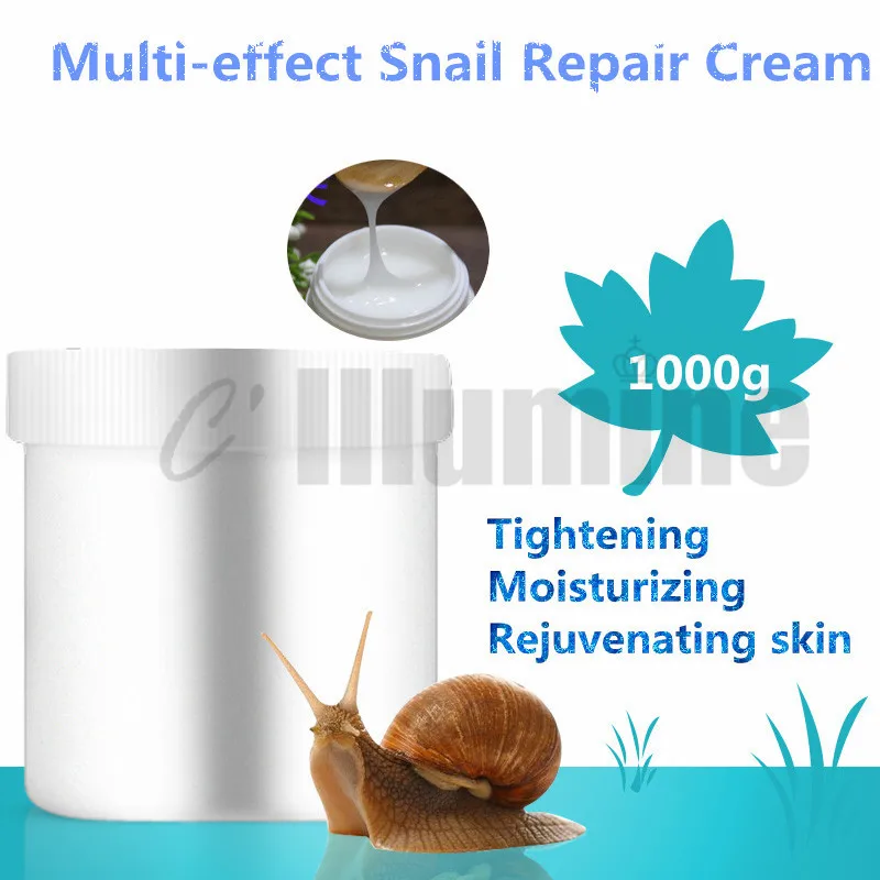 Multi-effect Snail Repair Cream 1000g Lifting Tightening Moisturizing Skin Wrinkles Firming Cosmetics OEM