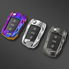 Чехол для автомобильного ключа из цинкового сплава для VW Golf Bora Jetta POLO Golf Passat Skoda Octavia A5 Fabia SEAT Ibiza Leon Tiguan