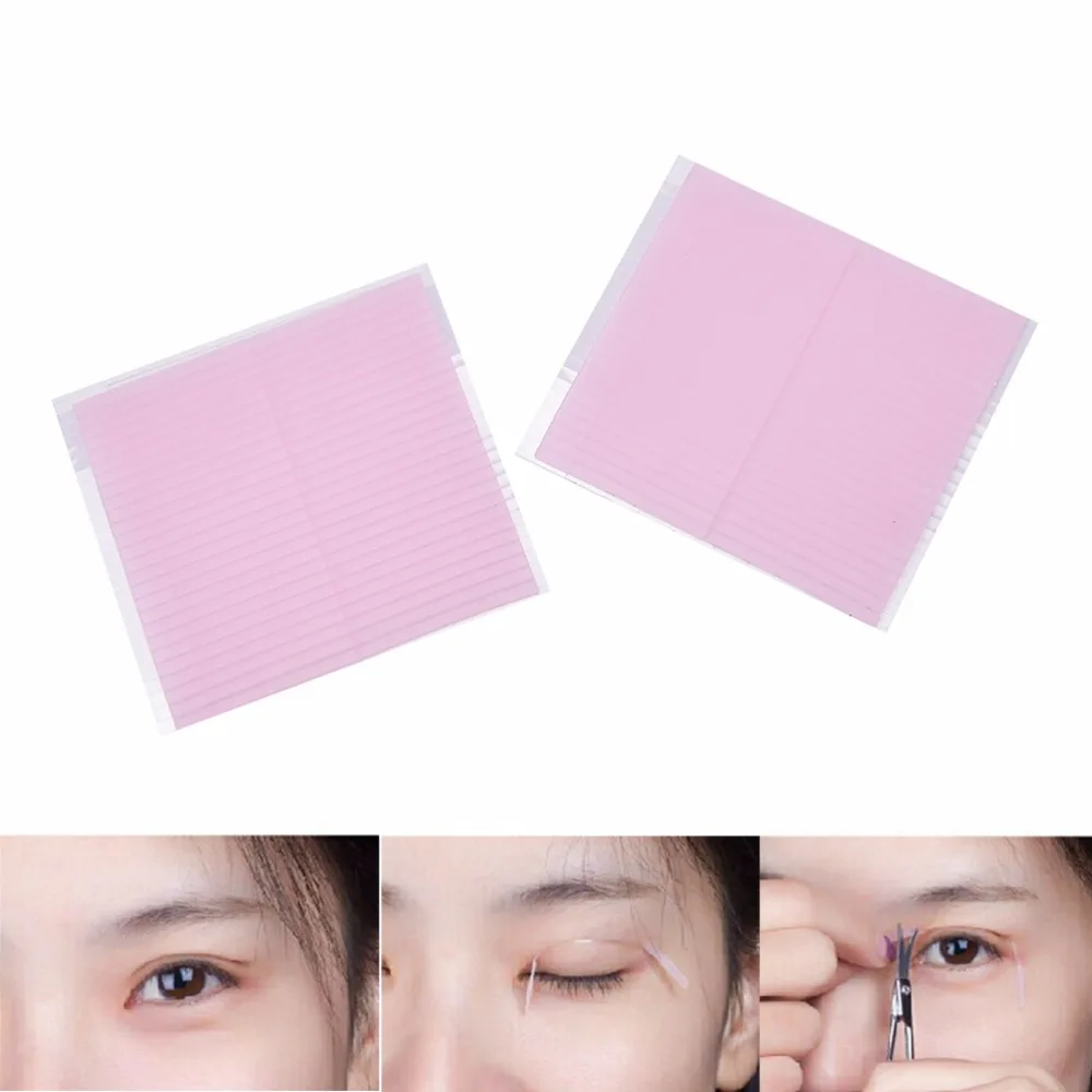 

Invisible Double Eyelid Sticker Waterproof Magic Eyes Stickers Eye Tapes Double Side Adhesive Women Eyelids Tools 2Pcs
